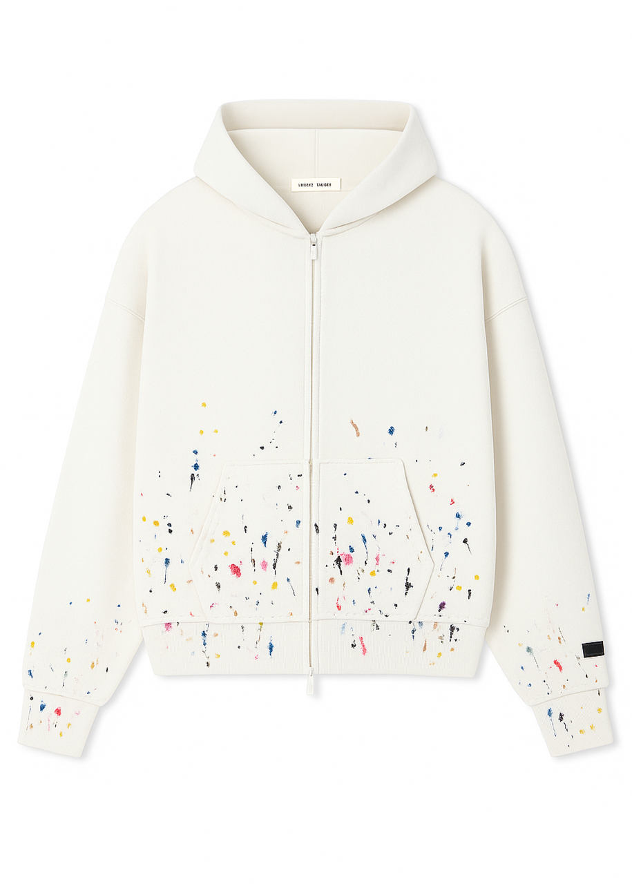 SR Multi Splatter Zip Hoodie