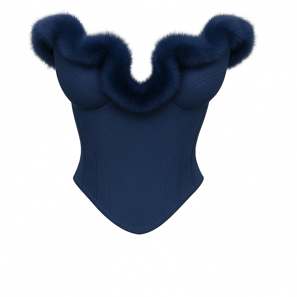 Fur top V1 - Navy