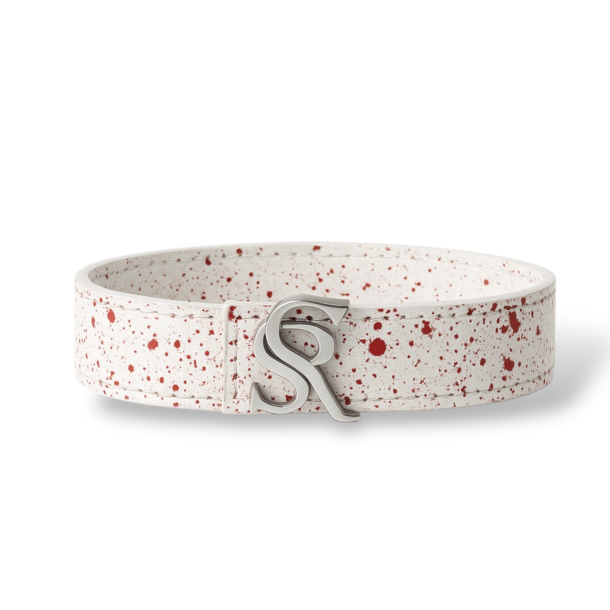 SR Leather Splatter Bracelet