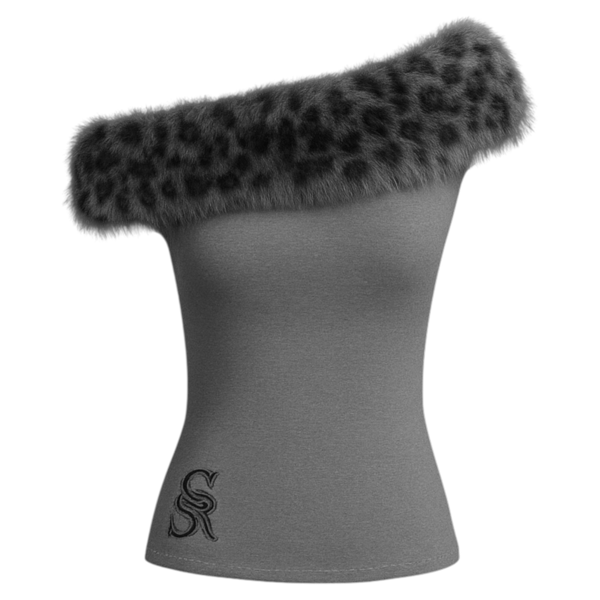 Fur top V2 - Grey