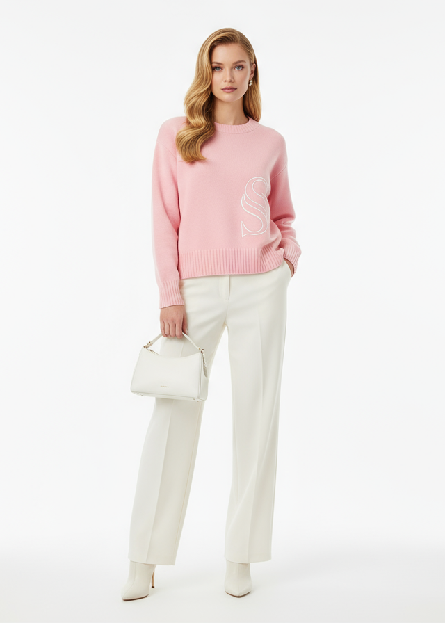 SR Initial Knitted Sweater