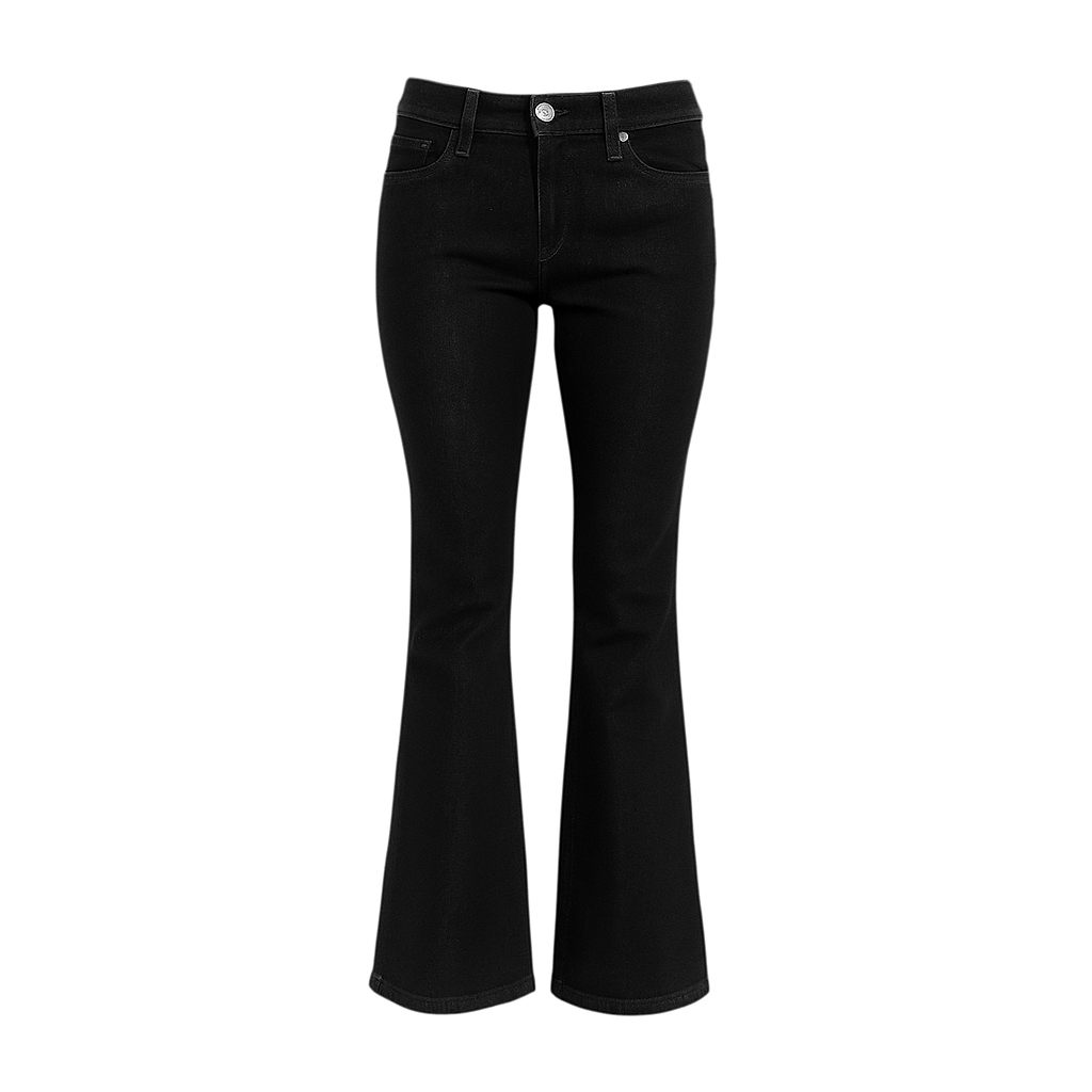 SR Initial Low Waist Jeans - Black