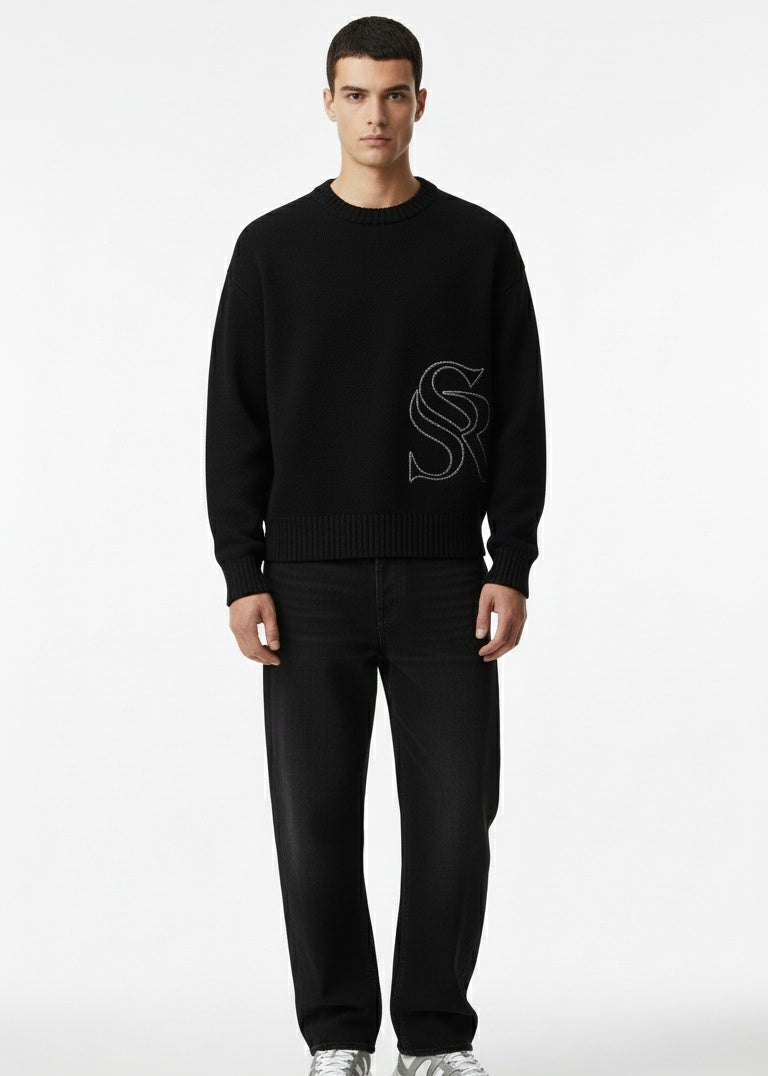 SR Initial Knitted Sweater