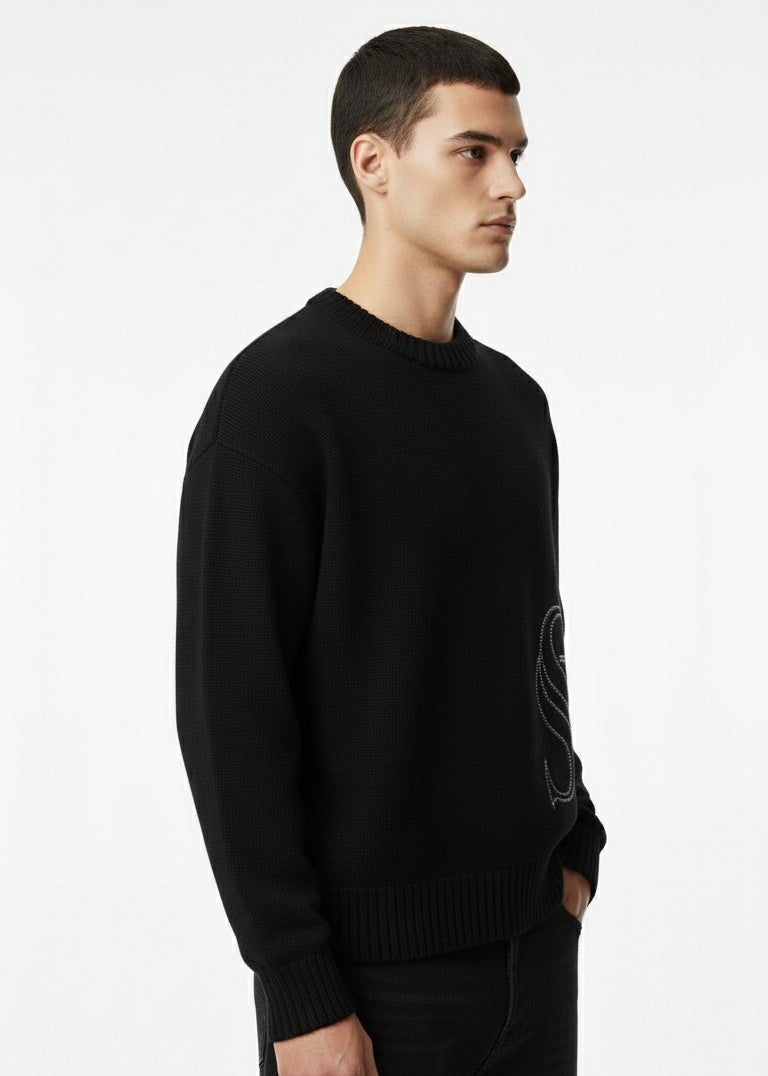 SR Initial Knitted Sweater